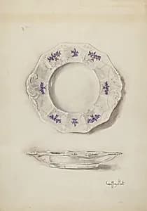 China Plate by Geoffrey Holt