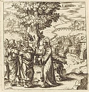 Christ  Admonishes His Disciples by Léonard Gaultier