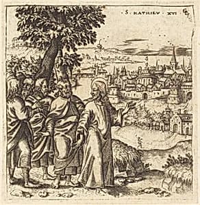 Christ Admonishes His Disciples by Léonard Gaultier