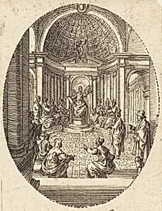 Christ among the Doctors by Jacques Callot