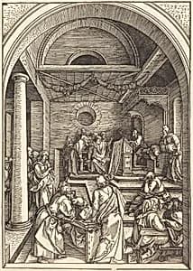 Christ among the Doctors by Albrecht Dürer