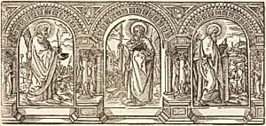 Portrait of German 16th Century after Martin Schongauer