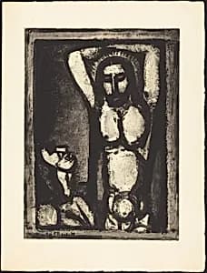 Christ aux outrages by Georges Rouault