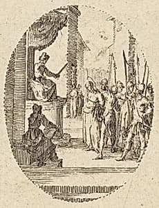 Christ before Pilate by Jacques Callot