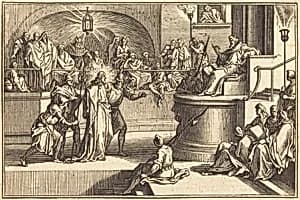 Christ before Pilate by after Sébastien Le Clerc I