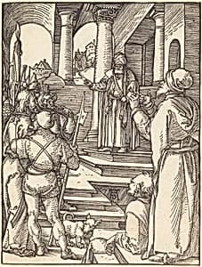 Christ before Pilate by Albrecht Dürer