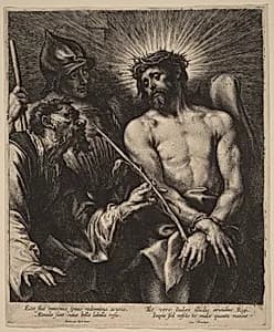 Christ Crowned with Thorns by Sir Anthony van Dyck and Attributed to Lucas Emil Vorsterman