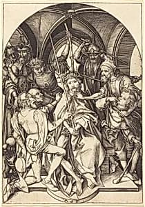 Christ Crowned with Thorns by Martin Schongauer