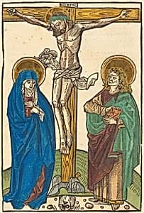 Christ on the Cross by German 15th Century