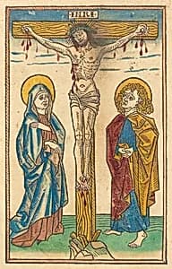 Christ on the Cross by German 15th Century