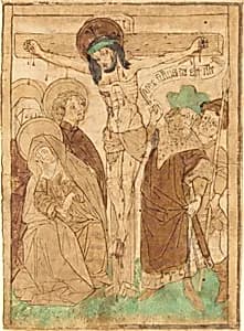 Christ on the Cross by German 15th Century