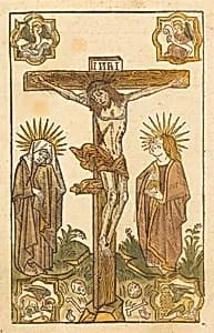 Christ on the Cross by German 15th Century