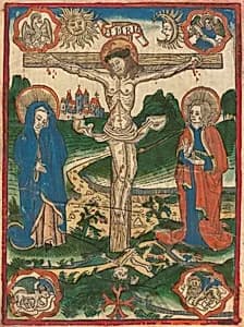 Christ on the Cross by German 15th Century