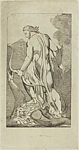 Christ Trampling Satan by Thomas Butts, Jr. after William Blake