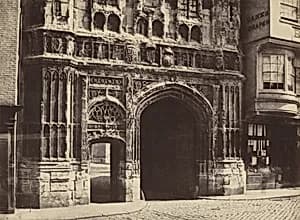 Christchurch Gateway, Canterbury by Benjamin Brecknell Turner