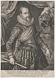 Christian IV of Denmark by Jan Muller after Pieter Isaacz