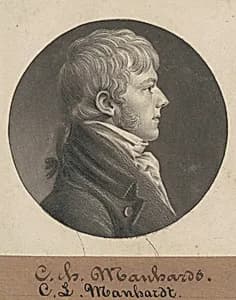 Christian Luis Mannhardt by Charles B. J. Févret de Saint-Mémin