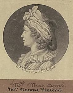 Christina Livingston Macomb by Charles B. J. Févret de Saint-Mémin
