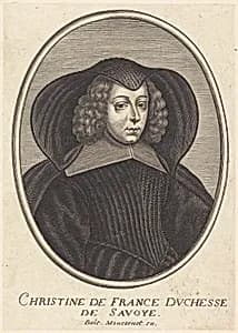 Christine of France by Balthasar Moncornet