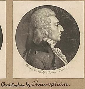 Christopher Grant Champlin by Charles B. J. Févret de Saint-Mémin