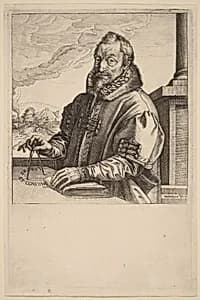 Christopher Plantin by Hendrik Goltzius