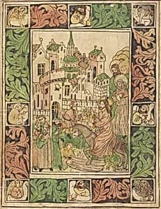 Christ's Entry into Jerusalem by German 15th Century