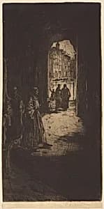 Church Interior, Venice by David Young Cameron