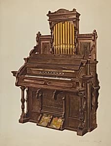 Church Organ by Amos C. Brinton