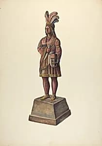 Cigar Store Indian by Walter Hochstrasser