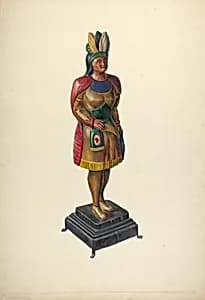 Cigar Store Indian by Walter Hochstrasser