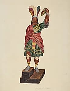 Cigar Store Indian by Georgine E. Mason