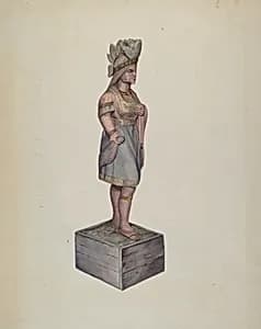 Cigar Store Indian by Alice Stearns
