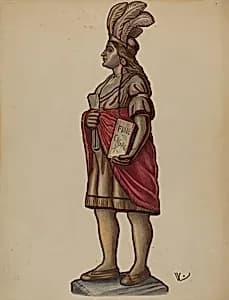 Cigar Store Indian by Bernard Westmacott