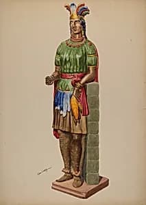 Cigar Store Indian by Charles Moss