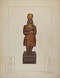 Cigar Store Indian by Gordon Saltar and Edward L. Loper
