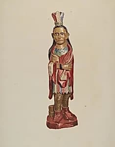Cigar Store Indian by Albert Ryder