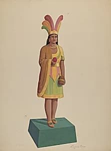 Cigar Store Indian by Eugene Croe