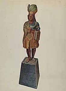 Cigar Store Indian by Helen E. Gilman