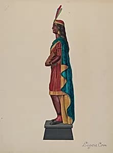 Cigar Store Indian by Eugene Croe