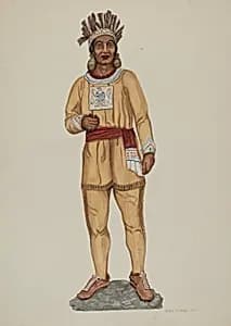 Cigar Store Indian by Ethel Dougan