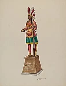 Cigar Store Indian by Sydney Roberts
