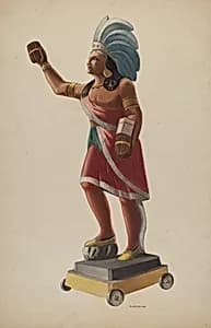 Cigar Store Indian by Louis Plogsted