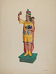 Cigar Store Indian by Violet Hartenstein