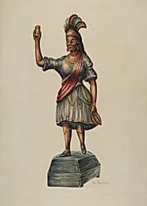 Cigar Store Indian by Charles Bowman