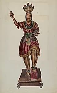 Cigar Store Indian by James McLellan