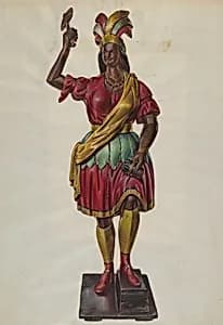 Cigar Store Indian by American 20th Century