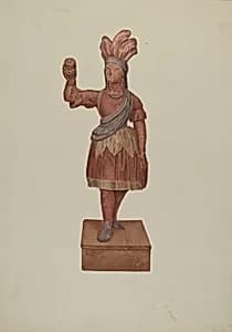 Cigar Store Indian by Michael Riccitelli