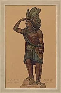 Cigar Store Indian by Elmer G. Anderson