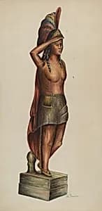Cigar Store Indian by Charles Bowman