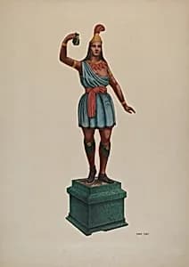Cigar Store Indian by Emile Cero